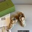 Gucci Wool Fur Horsebit Princetown Slippers Maxi GG White 2022