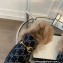 Gucci Wool Fur Horsebit Princetown Slippers GG Canvas Black 2022