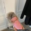 Gucci Wool Fur Horsebit Princetown Slippers GG Canvas Pink 2022