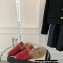 Gucci Wool Fur Horsebit Princetown Slippers Croco Pattern Red 2022