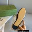 Gucci Wool Fur Horsebit Princetown Slippers 100 Black/White Felt 2022