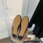 Gucci Wool Fur Horsebit Princetown Slippers GG Canvas Dark Blue 2022