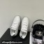 Prada Downtown Perforated Leather Sneakers White/Black 2022
