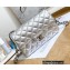 Chanel Small Classic Flap Bag 1116 Metallic Silver 2022