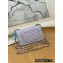 Chanel Small Classic Flap Bag 1116 Caviar Leather Light Purple 2022