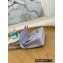 Chanel Medium Classic Flap Bag 1112 Caviar Leather Light Purple 2022