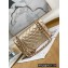 Chanel Medium Classic Flap Bag 1112 Metallic Gold 2022
