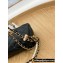 Chanel Pearls Chain Mini Flap Bag AS2855 Black 2022