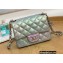Chanel Mini Classic Flap Bag 1115 Rainbow Gradient Silver 2022