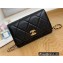 Chanel Wallet on Chain WOC Bag AP2236 Black 2022