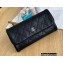 Chanel Calfskin Flap Wallet 68710 Black