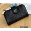 Chanel Calfskin Wallet 68712 Black
