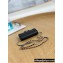 Chanel Mini Belt Waist Bag with Chain AP2305 Black 2022