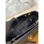 Chanel Vintage Gold-Tone Metal CC Logo Shopping Tote Bag 6706 Lambskin Black