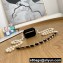 Chanel Resin Glass Pearls Crystal Airpods Case Necklace Bag Black 2022
