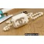 Chanel Resin Glass Pearls Crystal Airpods Case Necklace Bag White 2022
