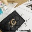 Chanel Caviar Leather CC Logo Card Holder 1844 Black