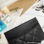 Chanel Caviar Leather CC Logo Card Holder 1844 Black