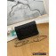 Chanel Caviar Leather CC Logo Wallet On Chain Woc Bag 1794 Black