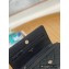 Chanel Caviar Leather CC Logo Wallet On Chain Woc Bag 1794 Black