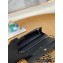 Chanel Caviar Leather CC Logo Wallet On Chain Woc Bag 1794 Black