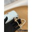 Chanel Pearls Chain Mini Flap Bag AS2855 Light Blue 2022
