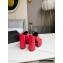 Versace Heel 15.5cm Platform 6cm Mules Red 2022