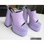 Versace Heel 15.5cm Platform 6cm Mules Lilac 2022