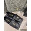 Chanel Heel 3cm Quilting CC Logo Loafers G36646 Black 2022