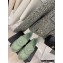 Chanel Heel 3cm Quilting CC Logo Loafers G36646 Light Green 2022