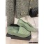 Chanel Heel 3cm Quilting CC Logo Loafers G36646 Light Green 2022