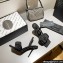 Alexander Wang Heel 7.5cm/10cm Julie Scrunchie Slingbacks In Satin Black 2022