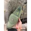 Chanel Heel 3cm Quilting CC Logo Loafers G36646 Light Green 2022