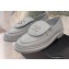 Chanel Heel 3cm Quilting CC Logo Loafers G36646 Gray 2022