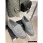 Chanel Heel 3cm Quilting CC Logo Loafers G36646 Gray 2022