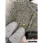 Chanel Heel 3cm Quilting CC Logo Loafers G36646 Gray 2022