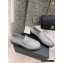 Chanel Heel 4cm Quilting CC Loafers Gray 2022