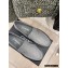 Chanel Heel 4cm Quilting CC Loafers Gray 2022