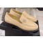 Chanel Heel 4cm Quilting CC Loafers Beige 2022