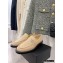 Chanel Heel 4cm Quilting CC Loafers Beige 2022