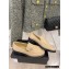 Chanel Heel 4cm Quilting CC Loafers Beige 2022