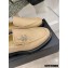 Chanel Heel 4cm Quilting CC Loafers Beige 2022