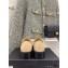 Chanel Heel 4cm Quilting CC Loafers Beige 2022