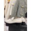 Chanel Heel 4cm Quilting CC Loafers White 2022
