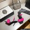 Alexander Wang Heel 7.5cm/10cm Julie Scrunchie Slingbacks In Satin Hot Pink 2022