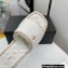 Chanel Platform 2cm Lambskin Chain Around Mules White 2022