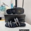 Chanel Satin and Imitation Pearls Sandals G38423 Black 2022