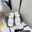 Chanel Satin and Imitation Pearls Sandals G38423 White 2022