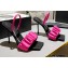 Alexander Wang Heel 7.5cm/10cm Julie Scrunchie Slingbacks In Satin Hot Pink 2022