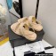 Chanel Satin and Imitation Pearls Sandals G38423 Beige 2022